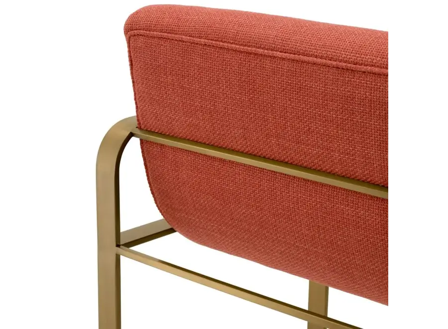 Bar chair 'Olsen' - Scalea Orange