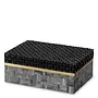 Luxury storage box 'Seaside'  - S - Grey | black
