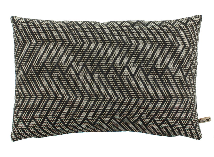 Coussin d'extérieur Fabola Black/Sand