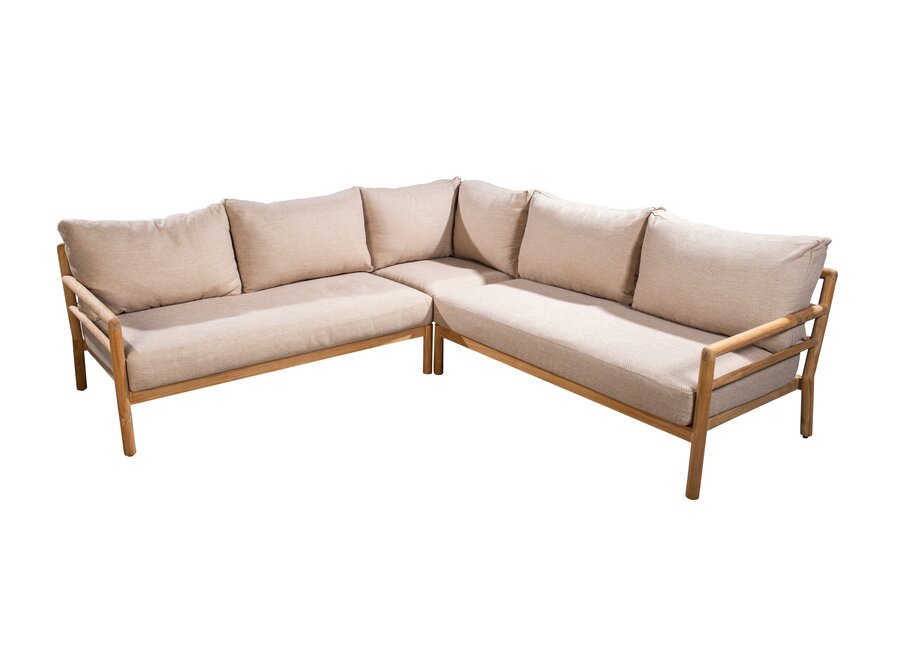 Ensemble lounge 'Maré' - Teak