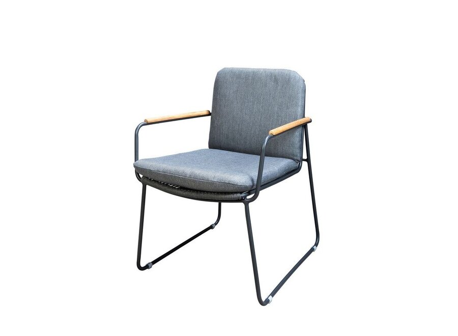 Chaise de jardin 'Serra' - Dark Grey