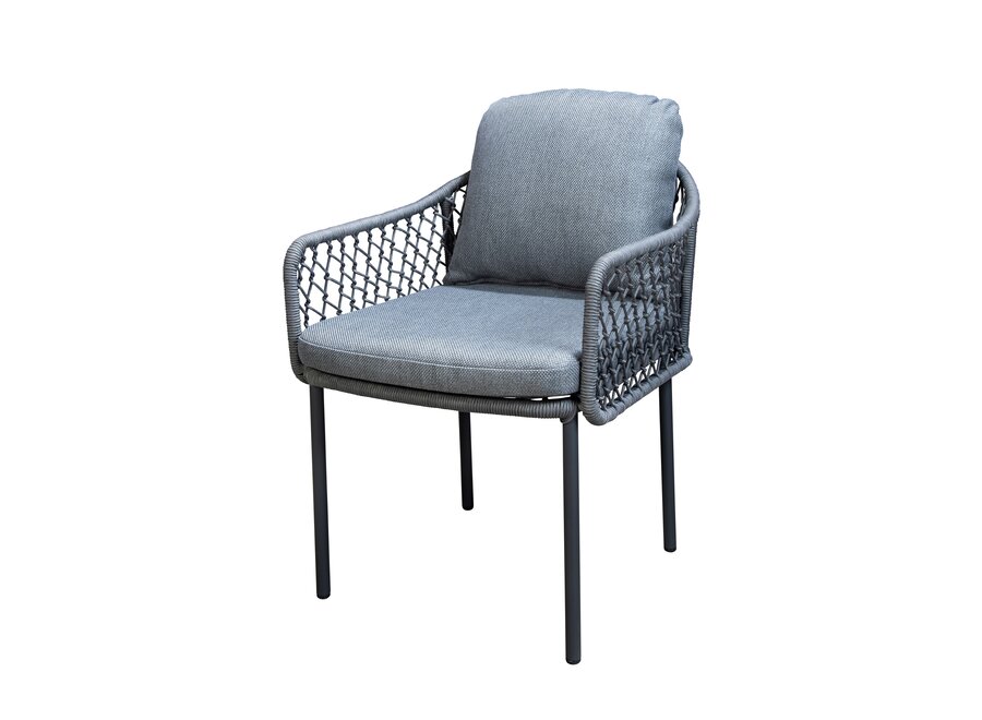 Chaise de jardin 'Rocha' - Dark Grey