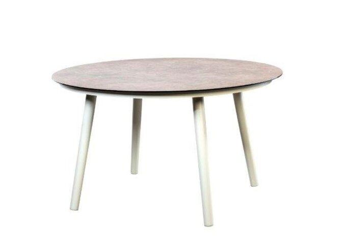Round dining table 'Sashimi' - Salix/Ceramic
