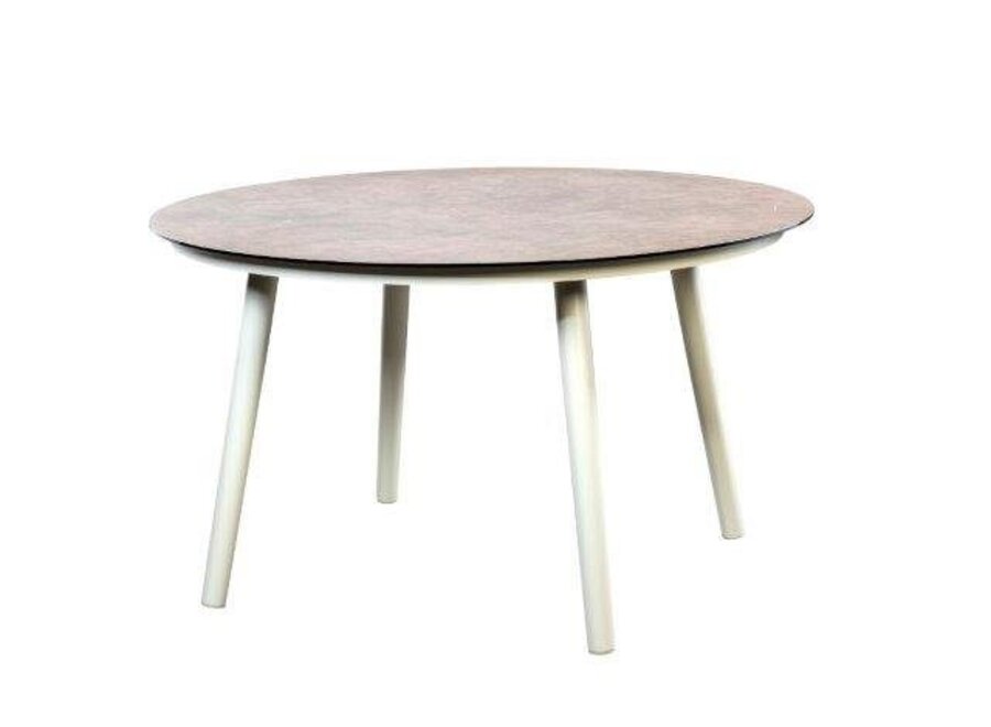 Round dining table 'Sashimi' - Salix/Ceramic