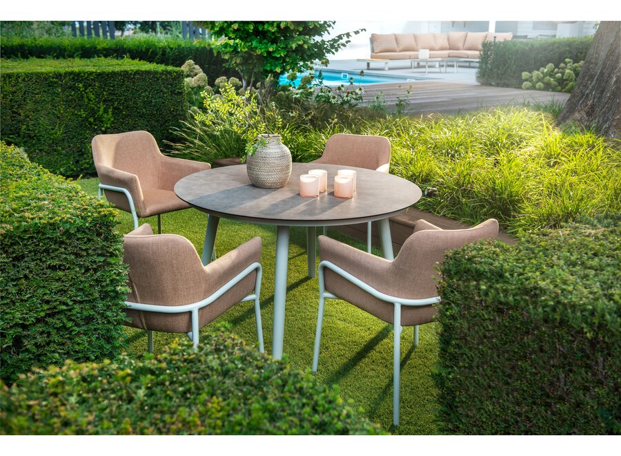 Garden chair 'Take' - Salix/Terracotta