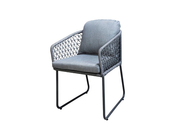 Chaise de jardin 'Bara' - Dark Grey