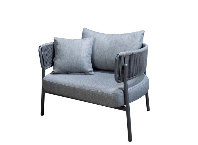 Lounge chair 'Camilo' - Dark Grey