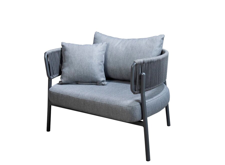 Lounge chair 'Camilo' - Dark Grey