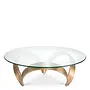 Coffee table 'Soquel' - Brass