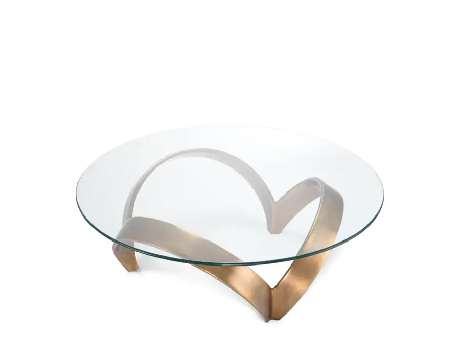 Table basse 'Soquel' - Brass