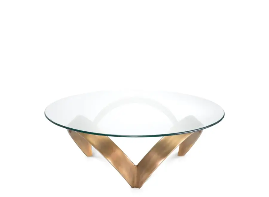 Table basse 'Soquel' - Brass