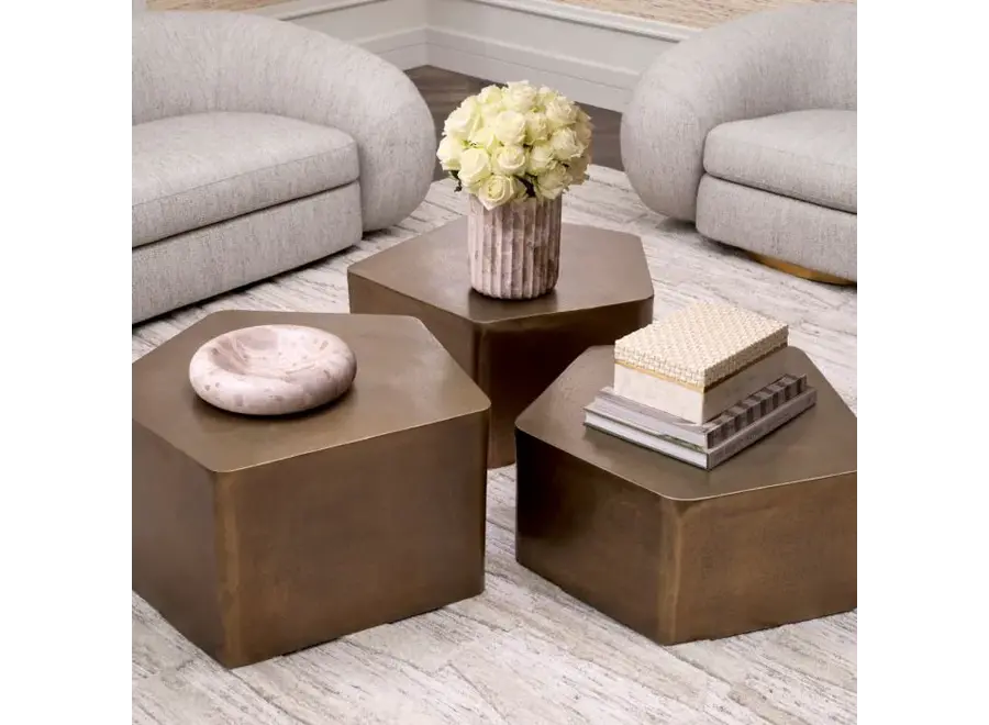 Table basse 'Veenazza' - Set of 3