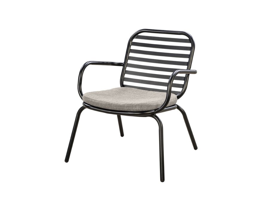 Fauteuil de jardin 'Tomo' - Alu Black