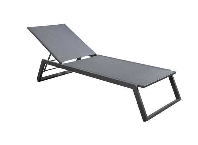 Chaise longue 'Mizu' - Dark Grey