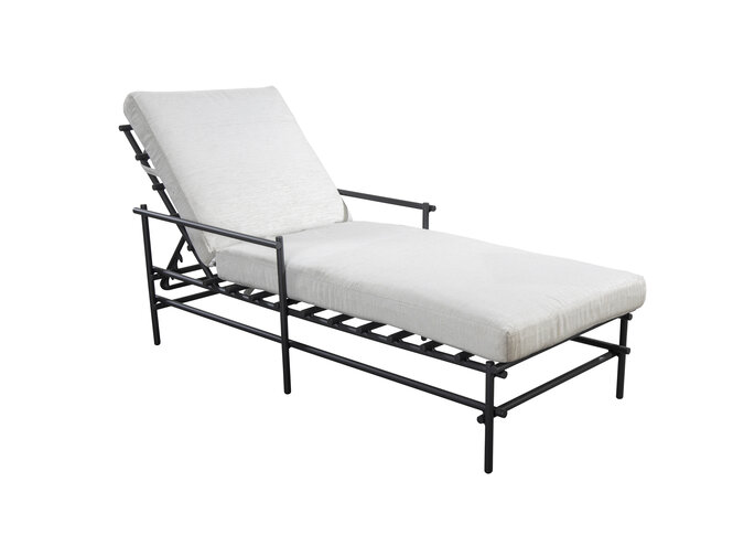 Chaise longue 'Ki' - Dark Grey