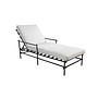 Chaise longue 'Ki' - Dark Grey