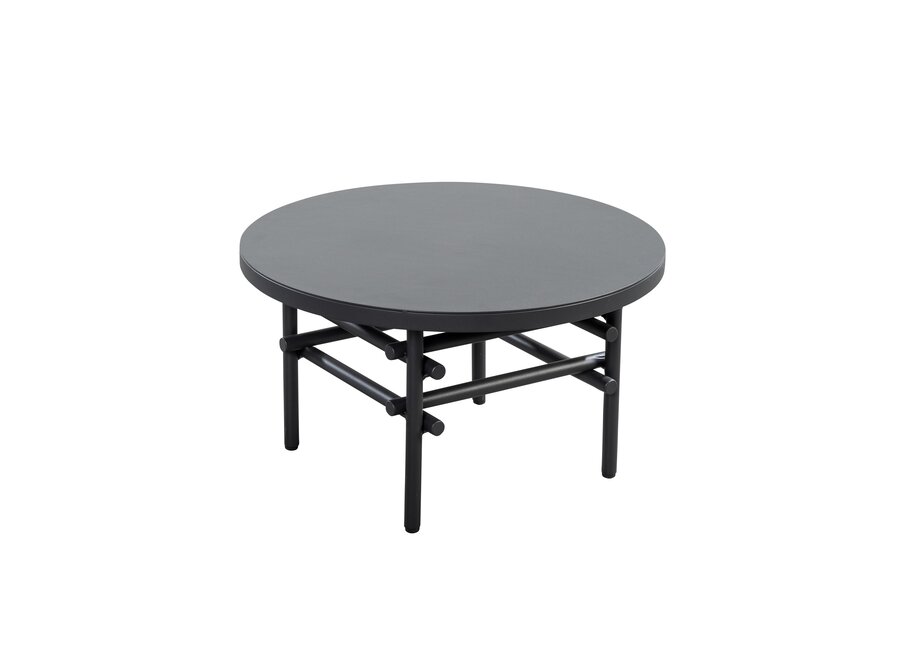 Ronde bijzettafel 'Ki' - Dark Grey