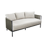 Lounge-Sofa 'Umi' - Alu Dark Grey/Green