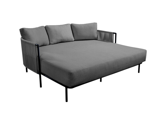 Daybed 'Umi' - Alu Black/Grey