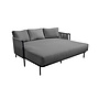 Daybed 'Umi' - Alu Black/Grey