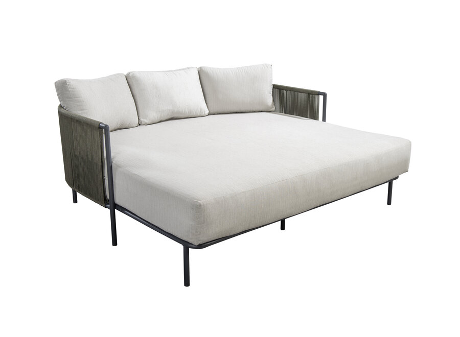 Daybed 'Umi' - Alu Dark Grey/Green