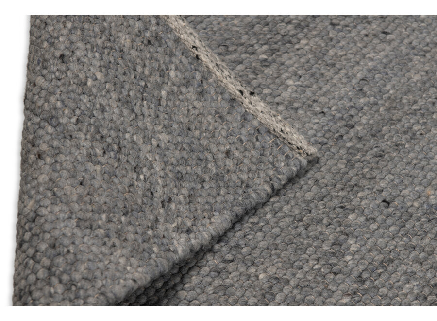 Muster 38x38 cm Teppich: 'Vesper' - Intense Ash