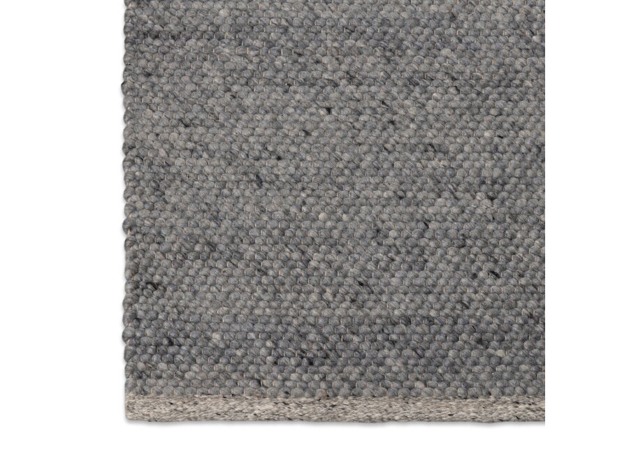 Sample 38x38 cm Carpet: 'Vesper' - Intense Ash