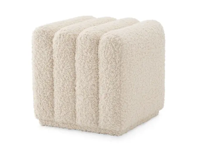 Hocker Bente - Faux shearling