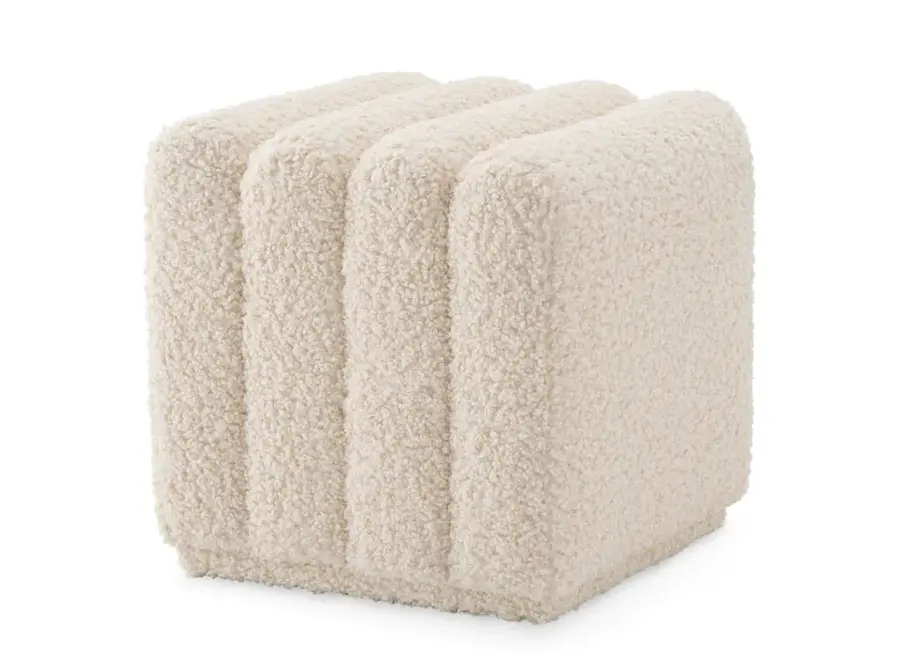 Hocker ‘Bente' - Faux shearling