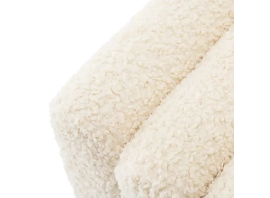 Tabouret 'Bente' - Faux shearling