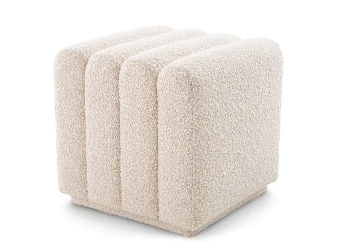 Stool Bente - Bouclé cream