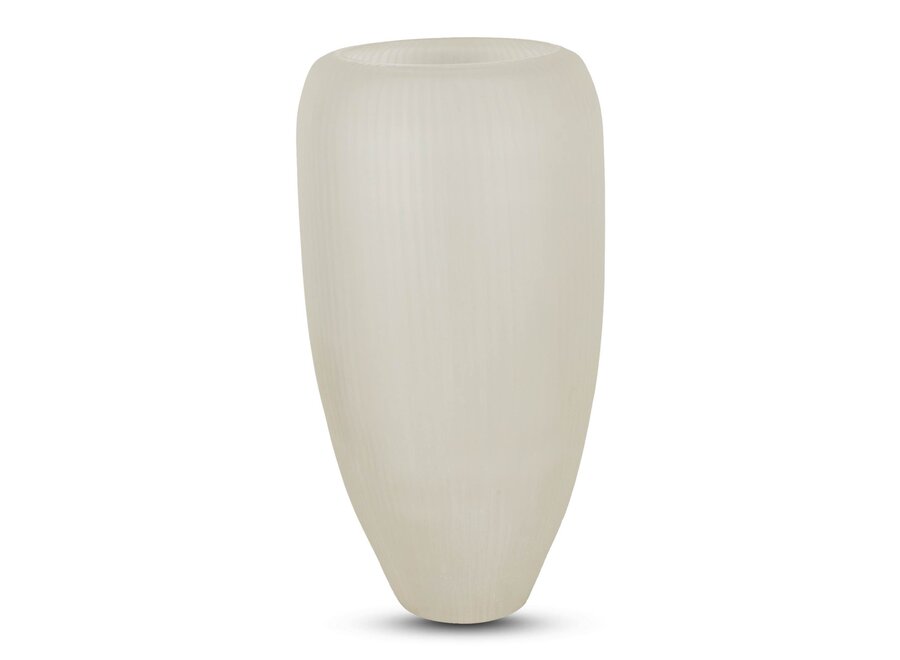 Vase 'Kinbombi' Light Smoke - L