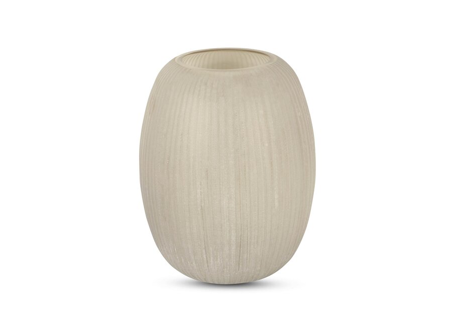 Vase 'Kinbombi' Frosted Smoke - M