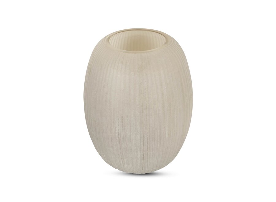 Vase 'Kinbombi' Frosted Smoke - M