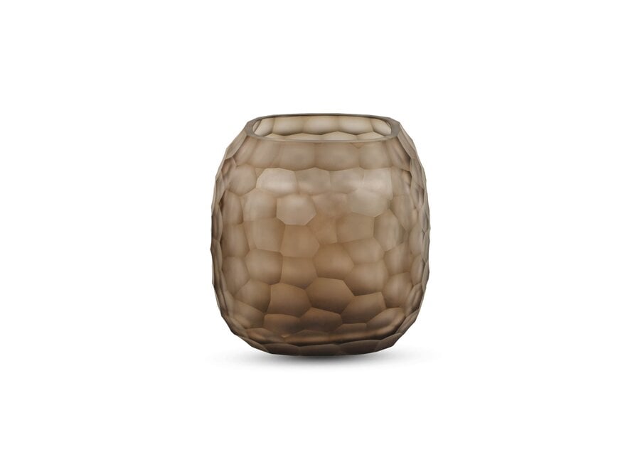 Vase 'Goombi' Brown - S