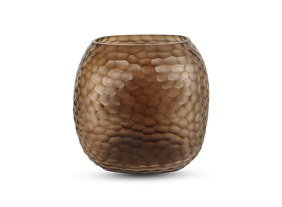 Vase 'Goombi' Brown - L