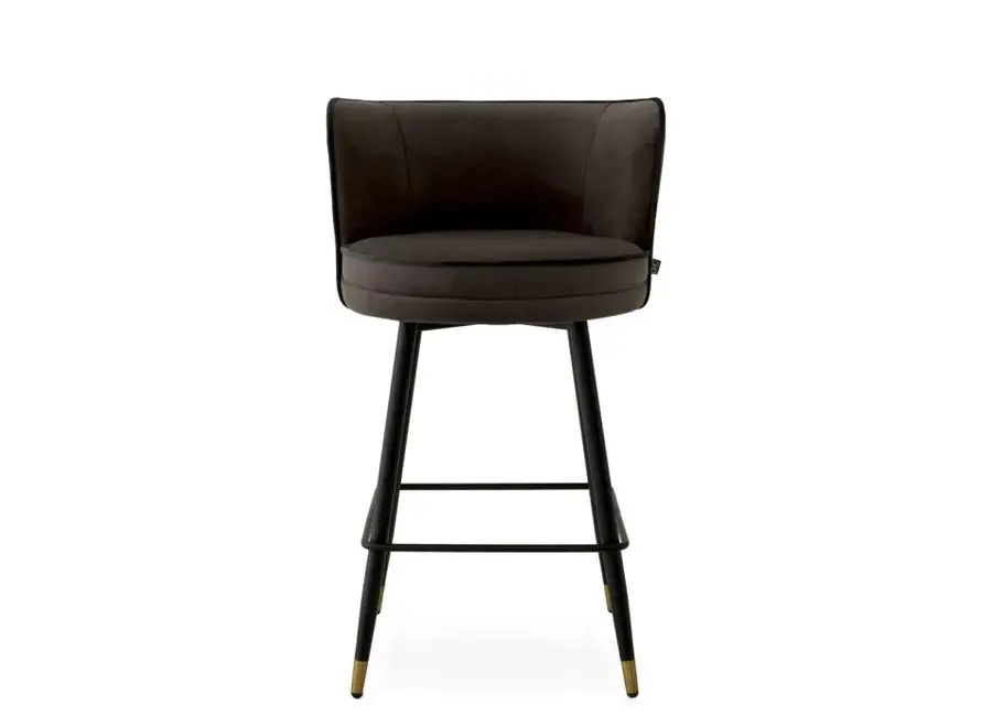 Chaise de comptoir 'Grenada' - Savona grey