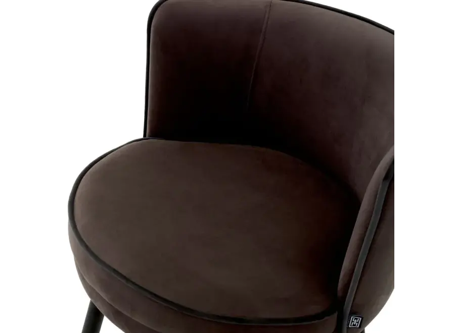 Chaise de comptoir 'Grenada' - Savona grey
