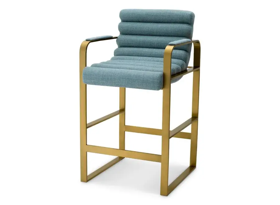 Chaise de comptoir 'Olsen' - Scaelea Blue