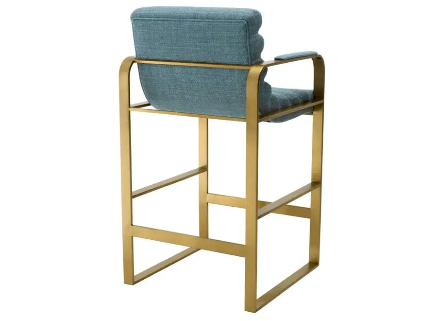 Chaise de comptoir 'Olsen' - Scaelea Blue
