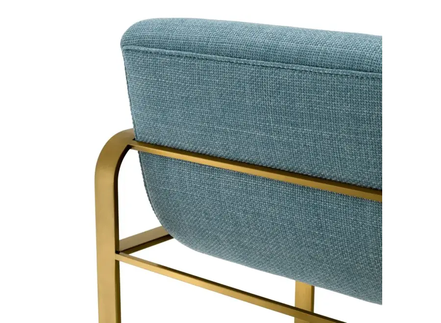 Chaise de comptoir 'Olsen' - Scaelea Blue