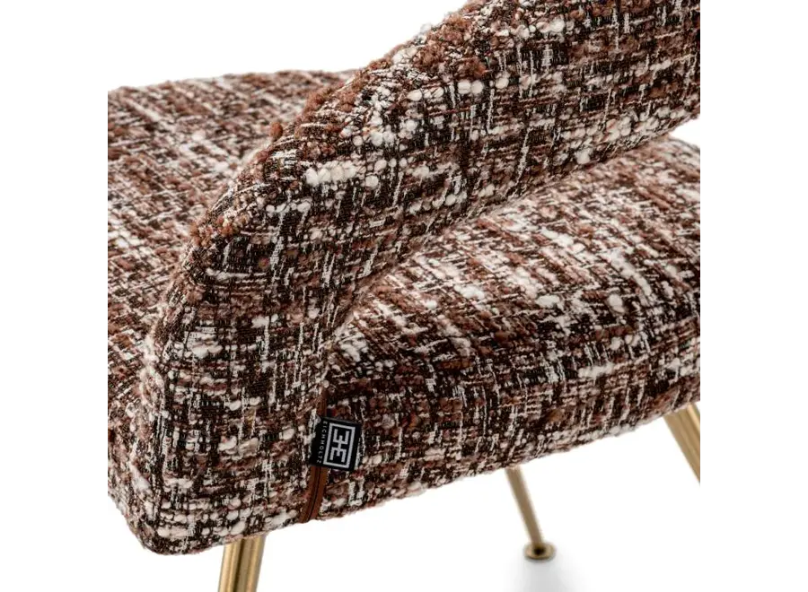 Chaise de salle à manger 'Bravo' - Bouclé red