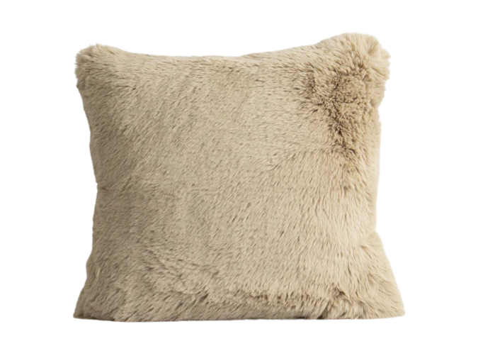 Fur cushion - Pele Biscuit