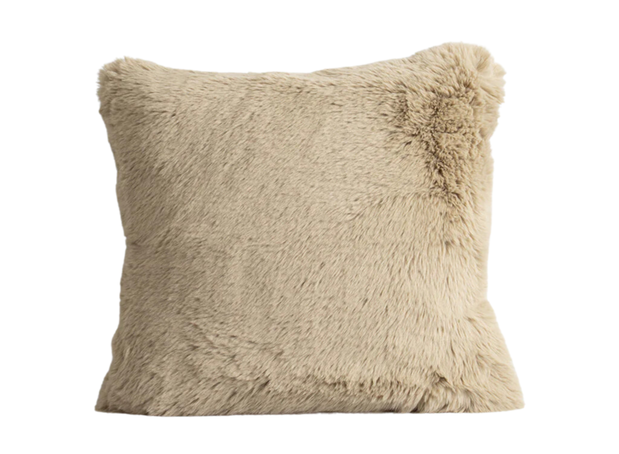 Coussin en fourrure 'Pele Biscuit'