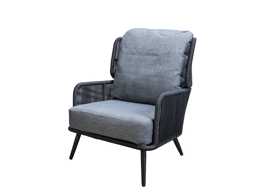 Lounge chair 'Tsubasa' - Black