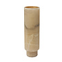 Alabaster tealight 'Lascar' - L - Beige