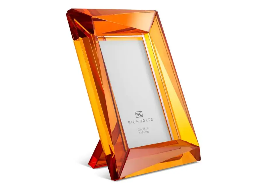 Photo frame 'Obliquity' Orange - L - Set van 2