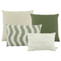 Kussencombinatie Outdoor Olive: Betina, Short, Hewella & Cafello