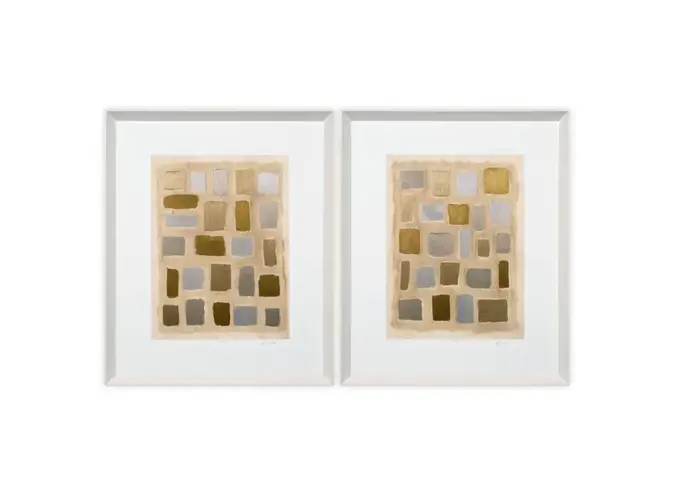 Print Sand Shaped by Michael Willett - Set of 2