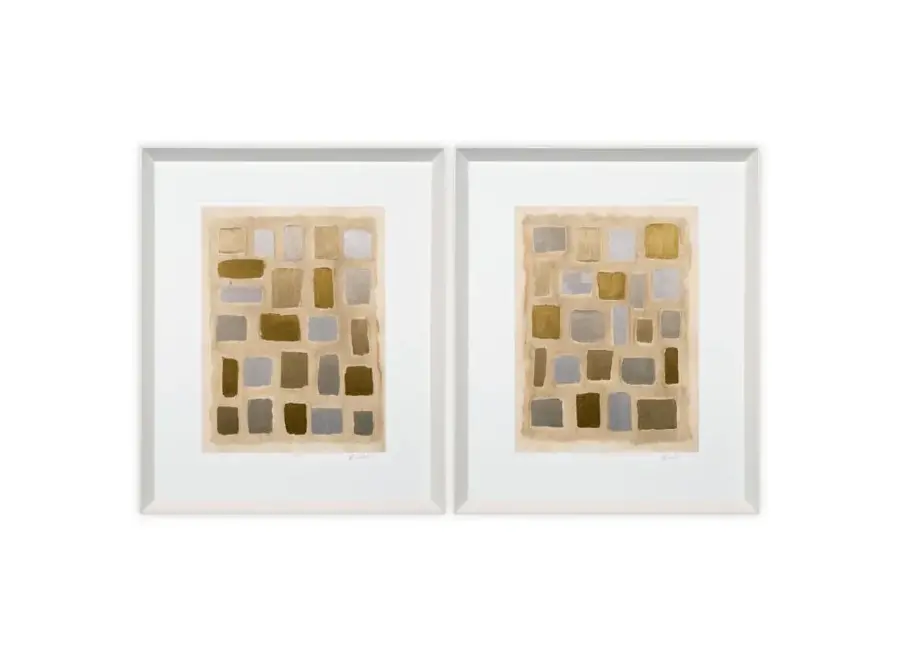 Print Sand Shaped by Michael Willett - Set of 2